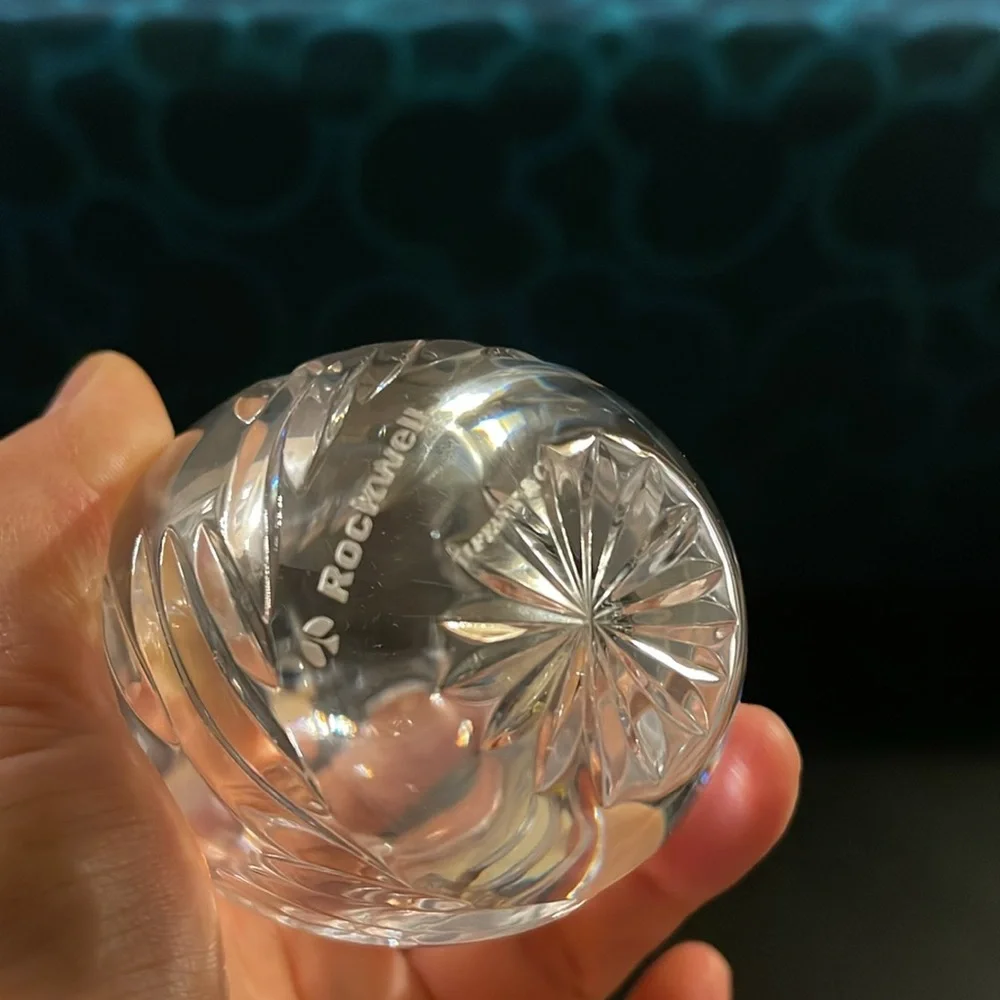 Elegant Crystal Vase- vintage Rockwell +Tiffany &Co 8”